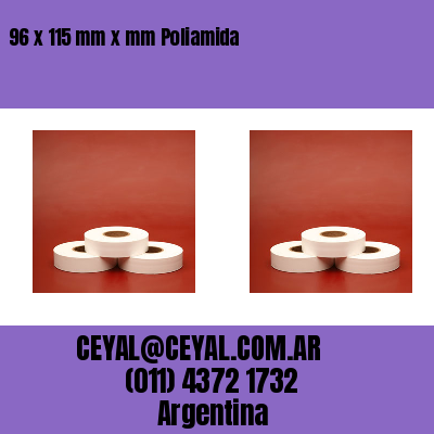 96 x 115 mm x mm Poliamida