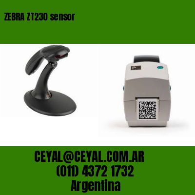ZEBRA ZT230 sensor