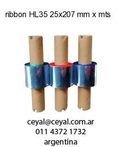 ribbon HL35 25x207 mm x mts