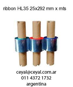 ribbon HL35 25x292 mm x mts