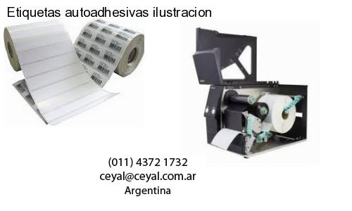 Etiquetas autoadhesivas ilustracion