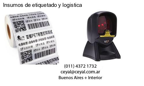 Insumos de etiquetado y logistica