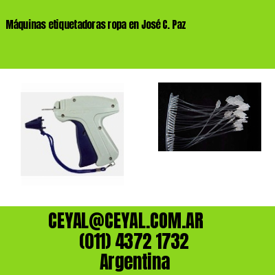 Máquinas etiquetadoras ropa en José C. Paz