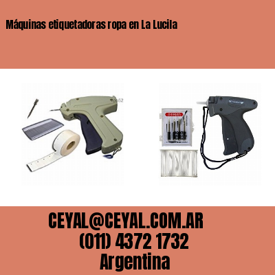 Máquinas etiquetadoras ropa en La Lucila