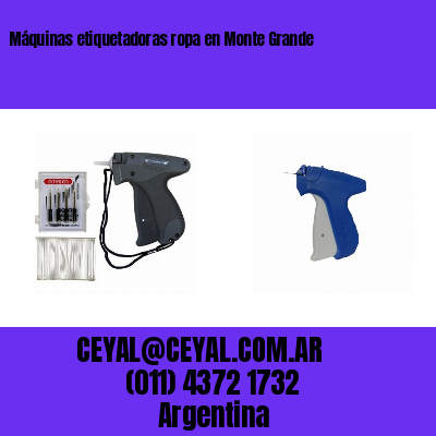 Máquinas etiquetadoras ropa en Monte Grande