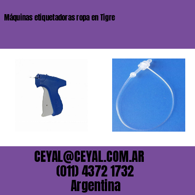 Máquinas etiquetadoras ropa en Tigre