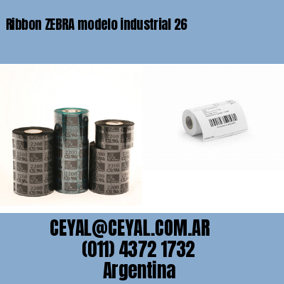 Ribbon ZEBRA modelo industrial 26