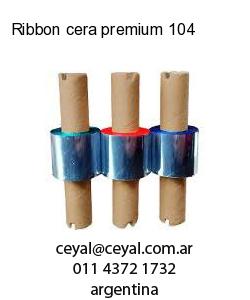 Ribbon cera premium 104