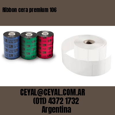 Ribbon cera premium 106