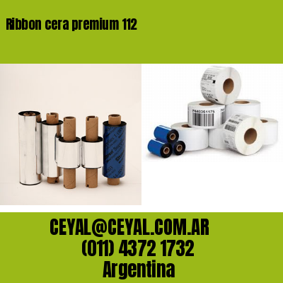 Ribbon cera premium 112