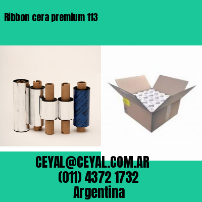 Ribbon cera premium 113