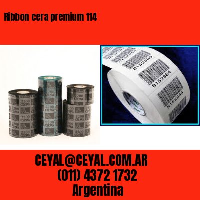 Ribbon cera premium 114