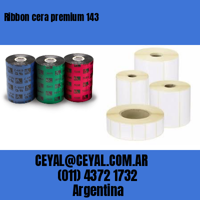 Ribbon cera premium 143