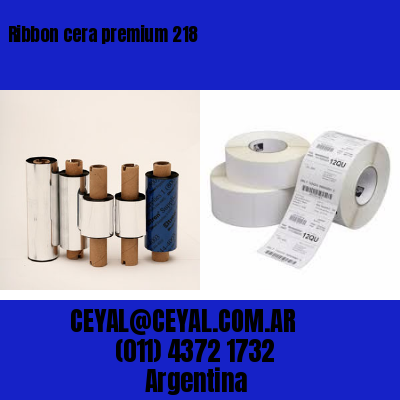 Ribbon cera premium 218