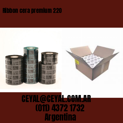 Ribbon cera premium 220