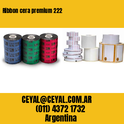 Ribbon cera premium 222