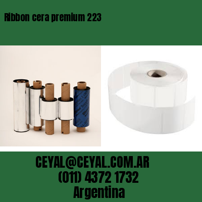 Ribbon cera premium 223