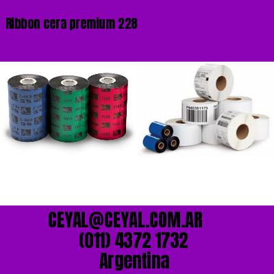 Ribbon cera premium 228