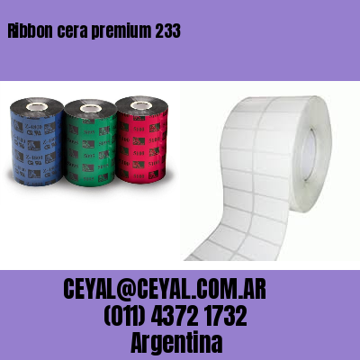 Ribbon cera premium 233
