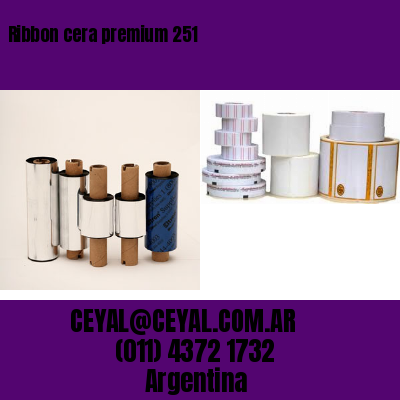 Ribbon cera premium 251