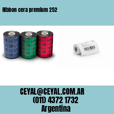 Ribbon cera premium 252