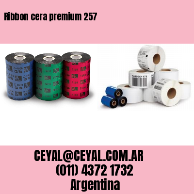 Ribbon cera premium 257