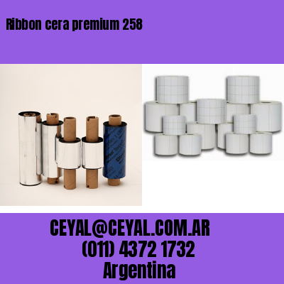 Ribbon cera premium 258