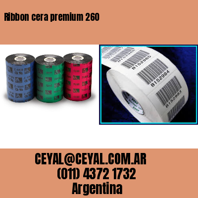 Ribbon cera premium 260