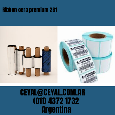 Ribbon cera premium 261