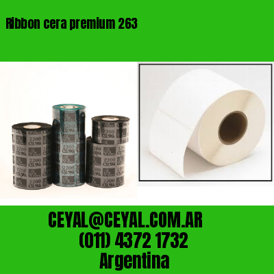 Ribbon cera premium 263