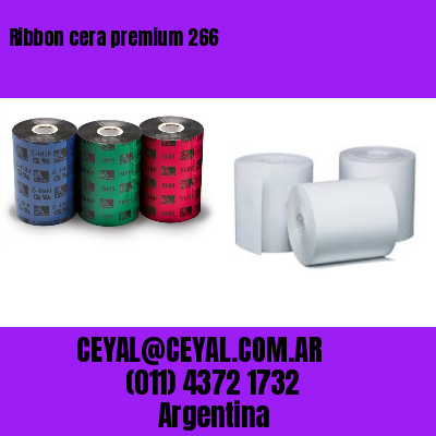 Ribbon cera premium 266