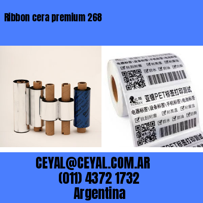 Ribbon cera premium 268