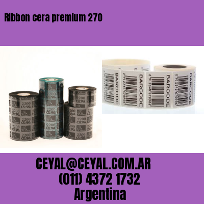 Ribbon cera premium 270