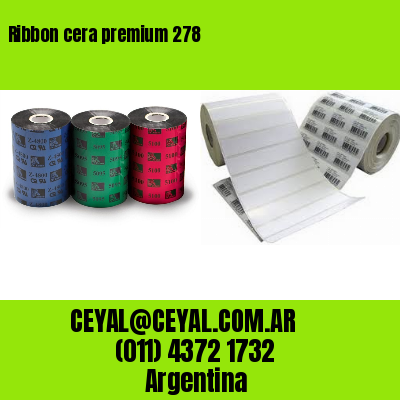 Ribbon cera premium 278
