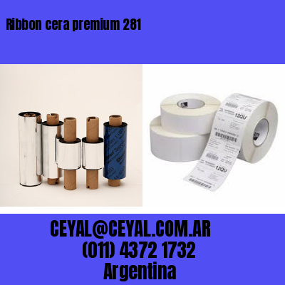 Ribbon cera premium 281
