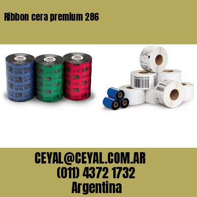 Ribbon cera premium 286