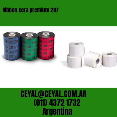 Ribbon cera premium 287