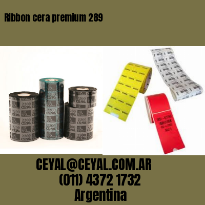 Ribbon cera premium 289