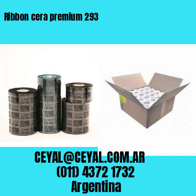 Ribbon cera premium 293