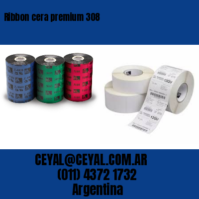 Ribbon cera premium 308