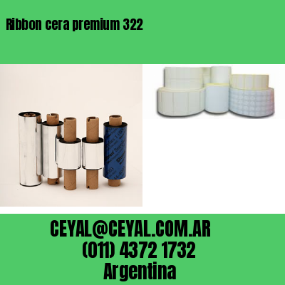 Ribbon cera premium 322