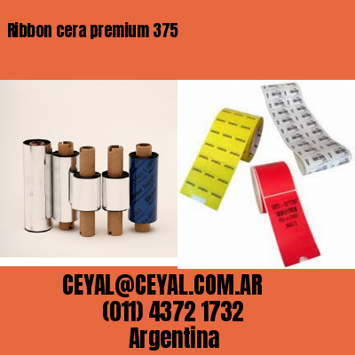 Ribbon cera premium 375