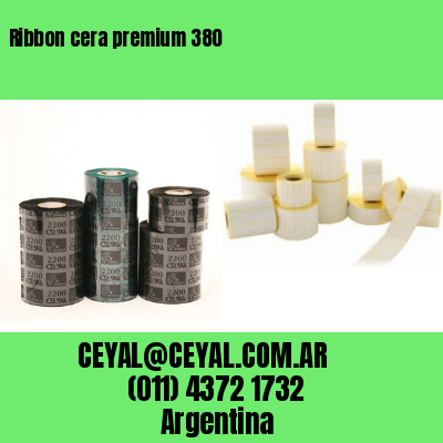 Ribbon cera premium 380
