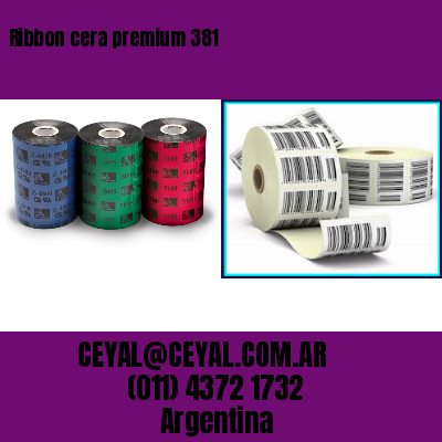 Ribbon cera premium 381