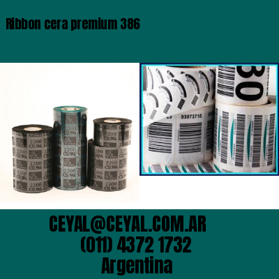 Ribbon cera premium 386