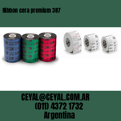 Ribbon cera premium 387