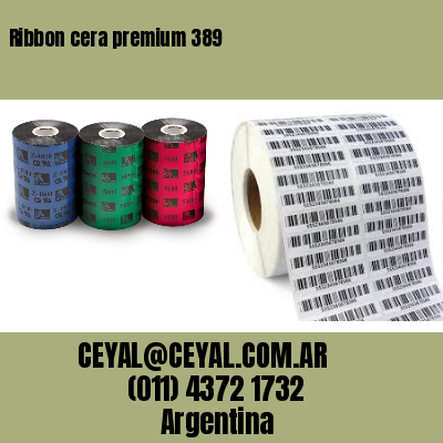 Ribbon cera premium 389