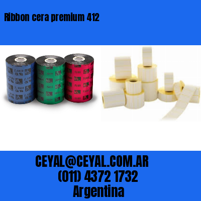 Ribbon cera premium 412