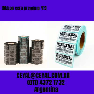 Ribbon cera premium 419