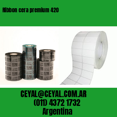 Ribbon cera premium 420
